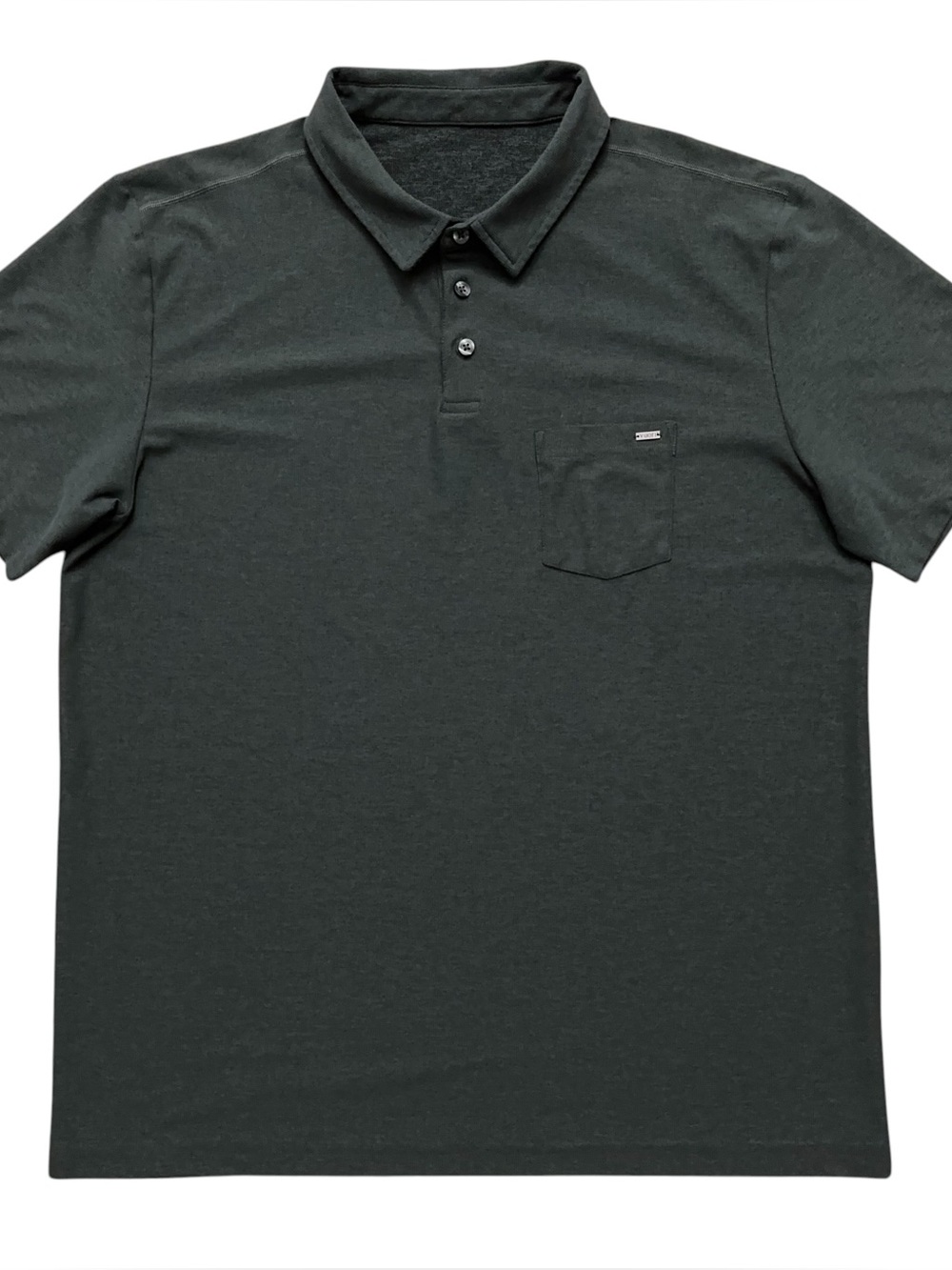 Vuori Ace Polo Shirt Mens Size XL Short Sleeve Performance Stretch Pocket Green
